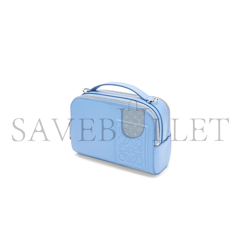 LOEWE MINI CROSSBODY CAMERA BAG IN SATIN CALFSKIN C565R41X05 (18*13*8.5cm)